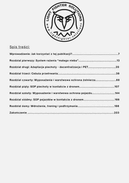 EBOOK Walka o małe niebo: procedury dla żołnierza piechoty w kontakcie z dronami